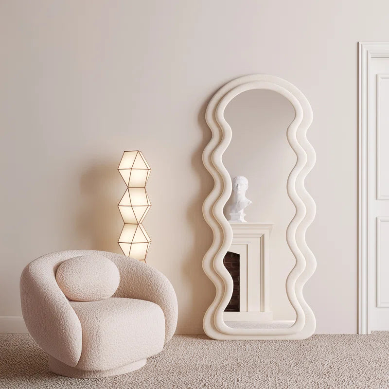 Fabric Wavy Mirror