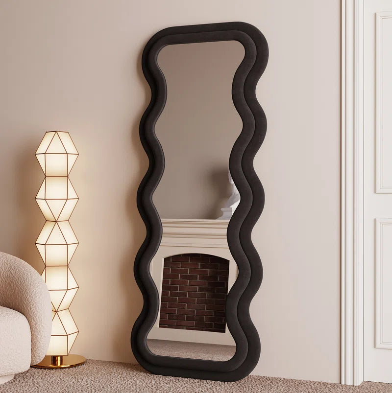 Benites Wavy Mirror Full Length Mirror