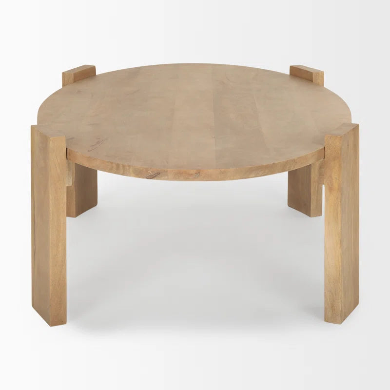 Eben Solid Wood Coffee Table