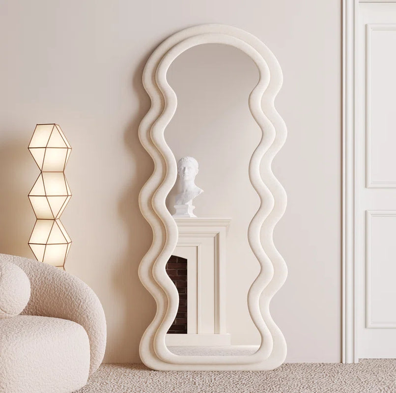 Fabric Wavy Mirror