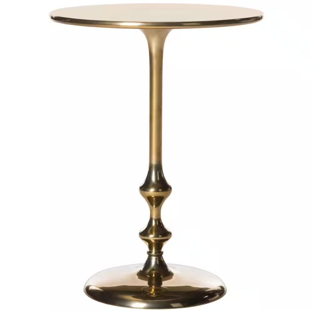 Hydra Antique Brass Side Table