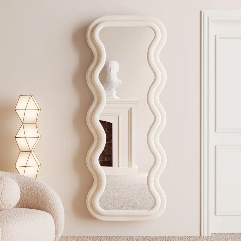 Benites Wavy Mirror Full Length Mirror