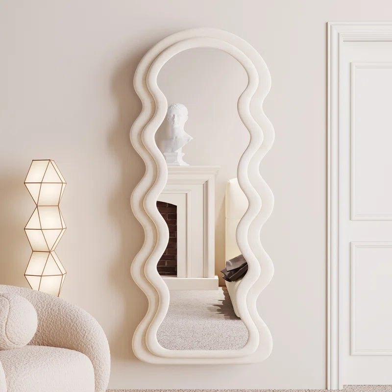 Fabric Wavy Mirror